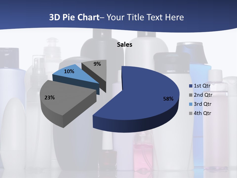 White Hygiene Conditioner PowerPoint Template