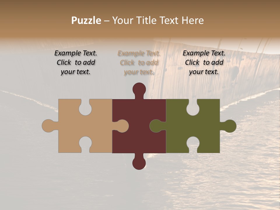 Air Marine Harbor PowerPoint Template