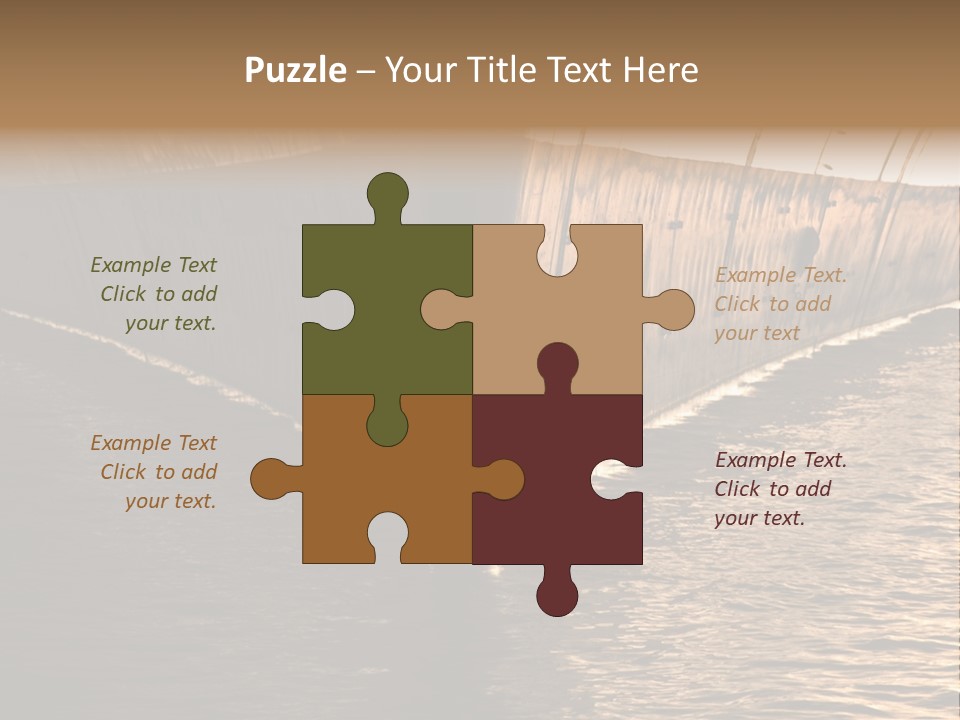 Air Marine Harbor PowerPoint Template