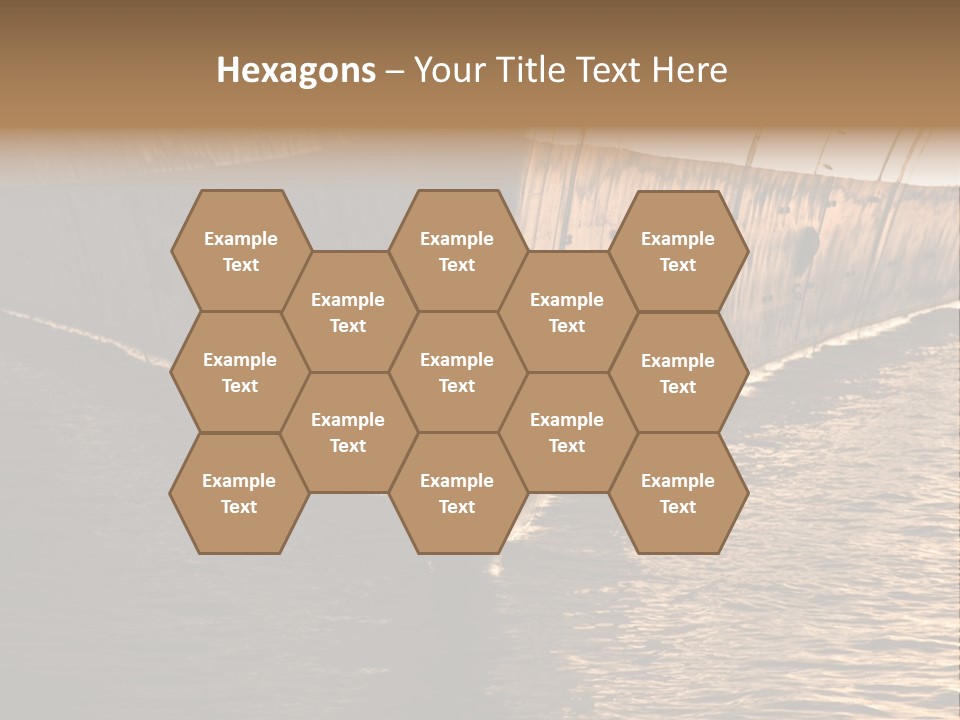 Air Marine Harbor PowerPoint Template