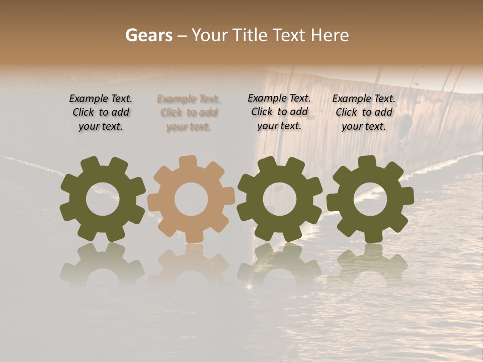 Air Marine Harbor PowerPoint Template