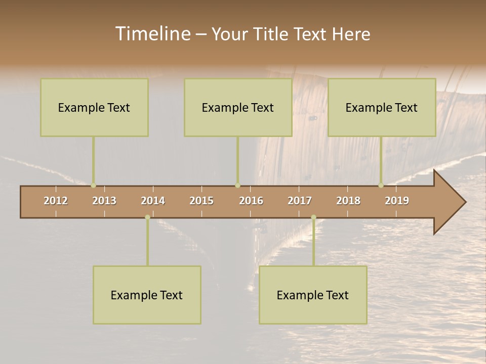 Air Marine Harbor PowerPoint Template