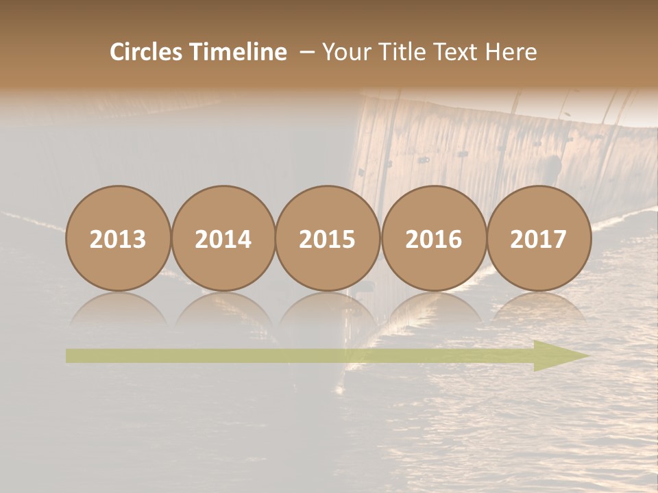 Air Marine Harbor PowerPoint Template