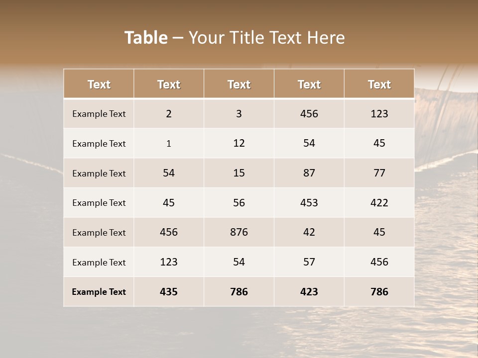 Air Marine Harbor PowerPoint Template