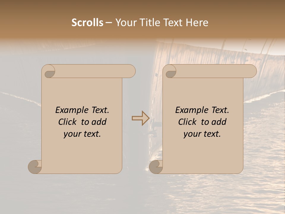 Air Marine Harbor PowerPoint Template