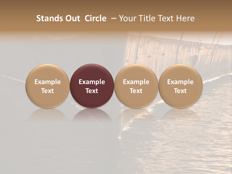 Air Marine Harbor PowerPoint Template