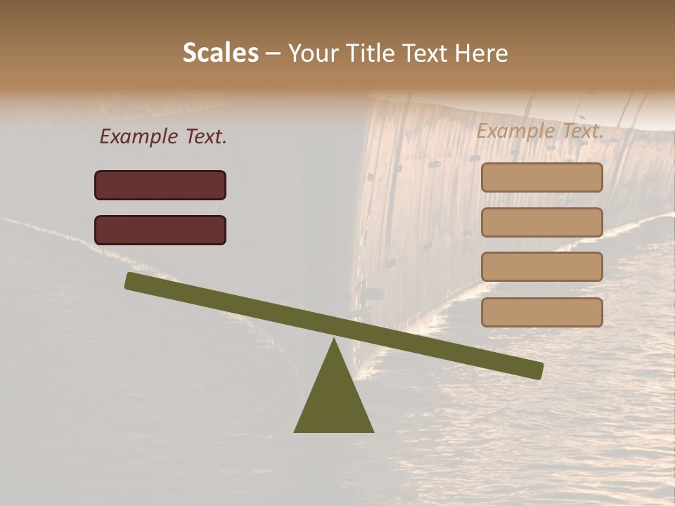 Air Marine Harbor PowerPoint Template
