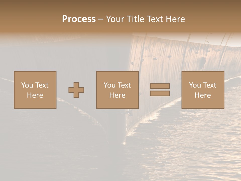 Air Marine Harbor PowerPoint Template