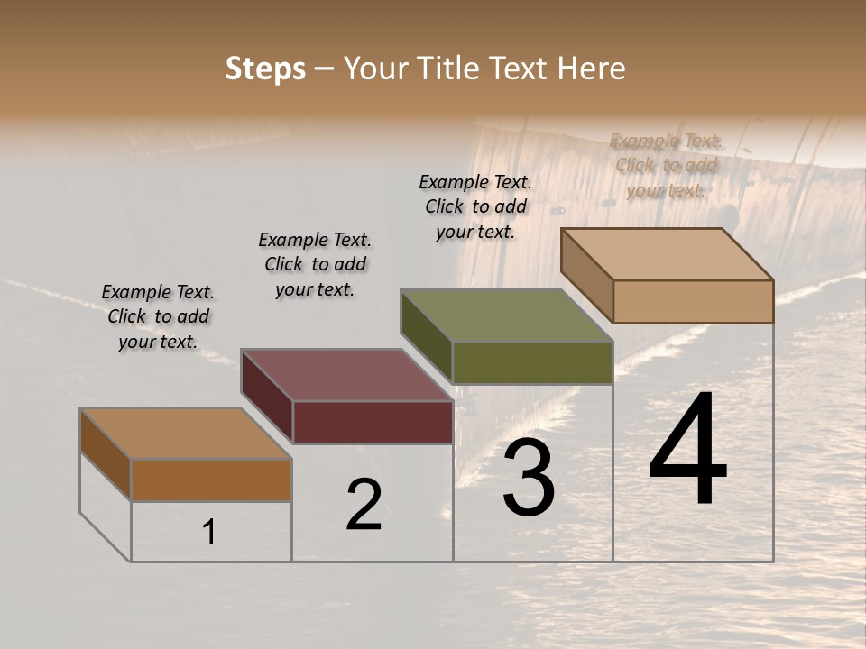 Air Marine Harbor PowerPoint Template