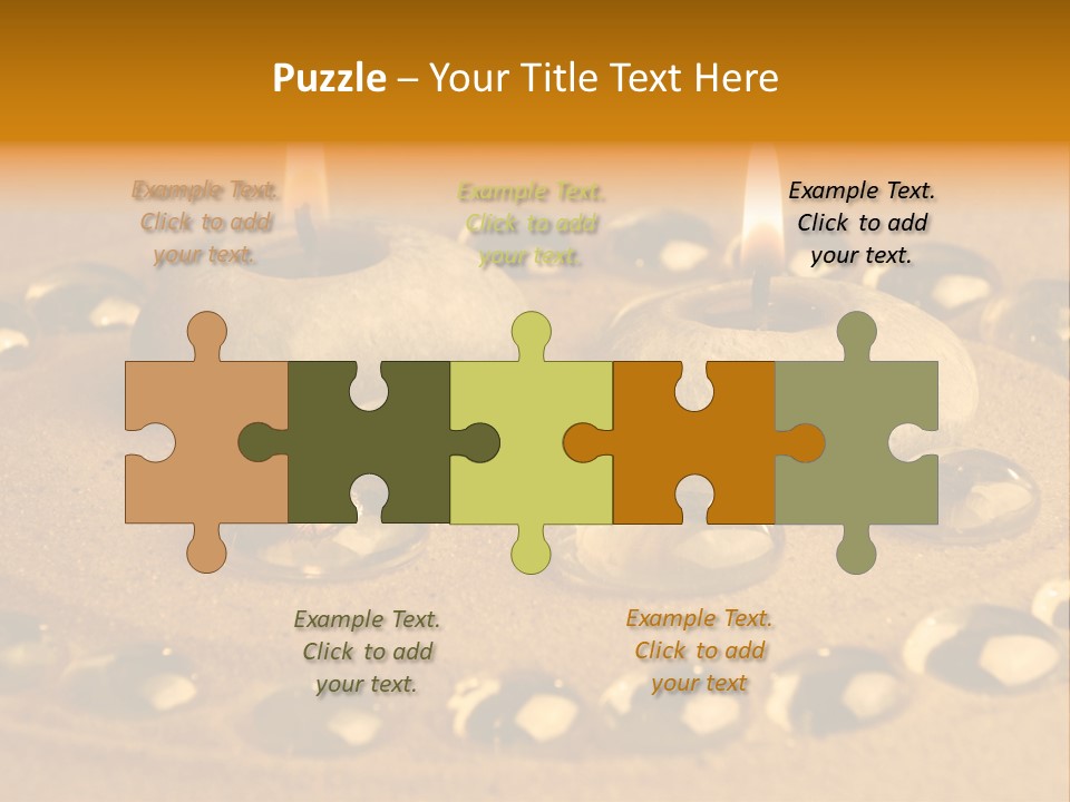 Romantic Aromatherapy Wax PowerPoint Template