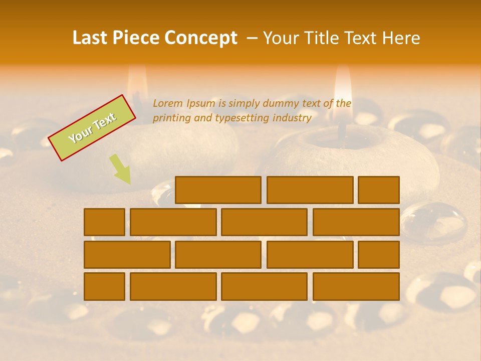 Romantic Aromatherapy Wax PowerPoint Template