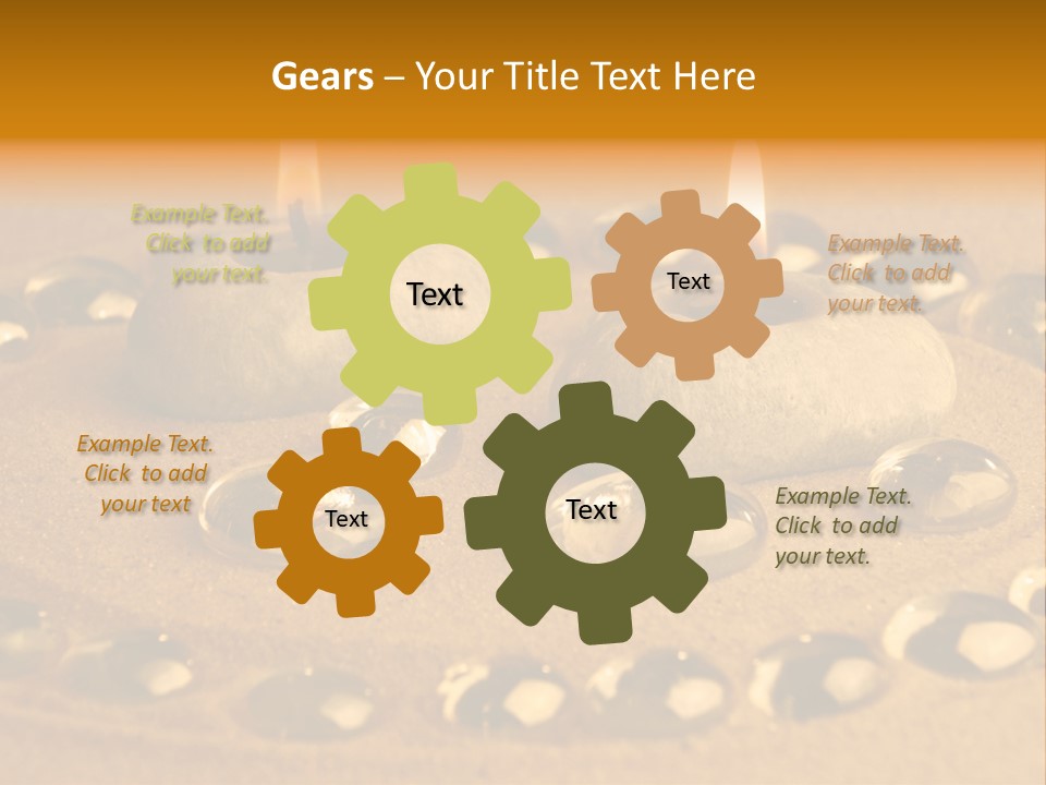 Romantic Aromatherapy Wax PowerPoint Template