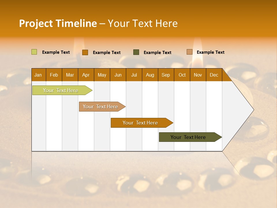 Romantic Aromatherapy Wax PowerPoint Template