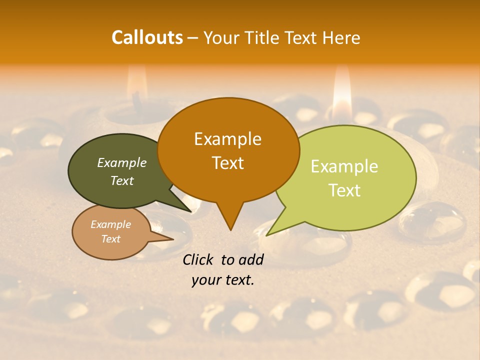 Romantic Aromatherapy Wax PowerPoint Template