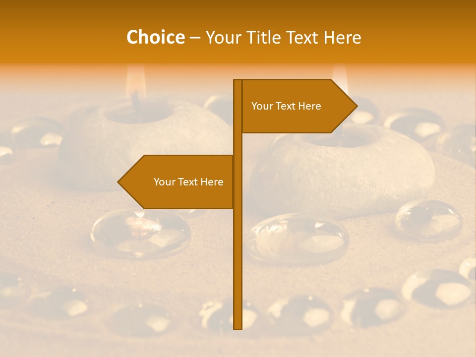 Romantic Aromatherapy Wax PowerPoint Template