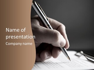 Occupation Buying Sales PowerPoint Template