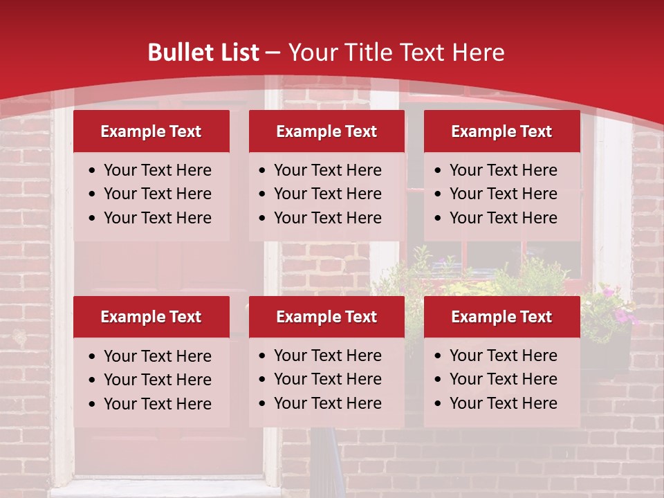 Antique Architecture Suburban PowerPoint Template