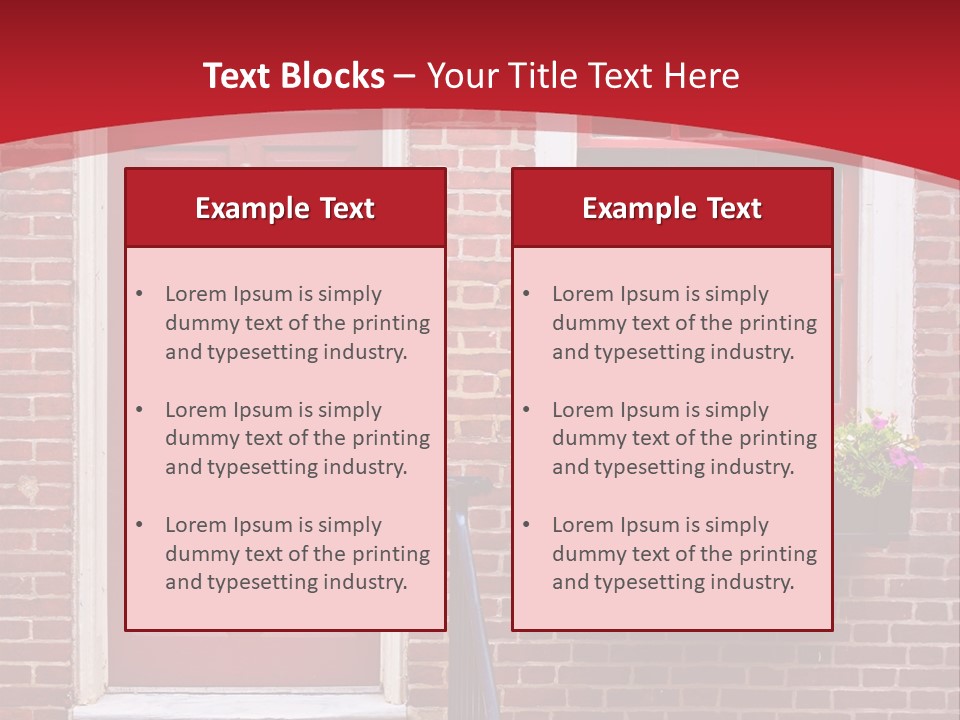 Antique Architecture Suburban PowerPoint Template