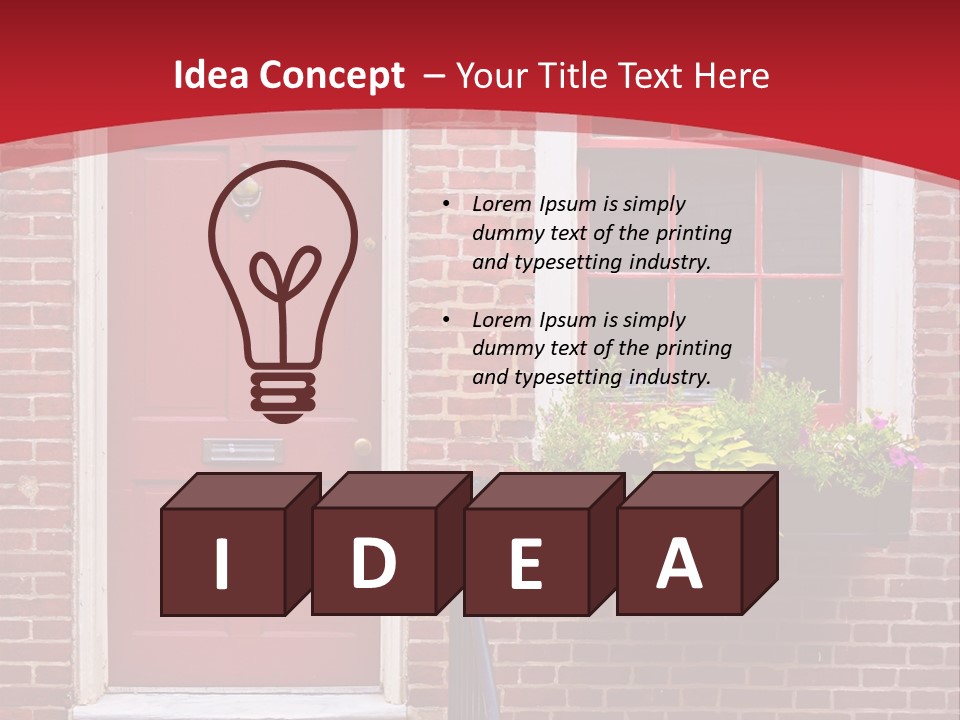 Antique Architecture Suburban PowerPoint Template