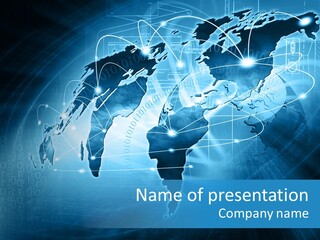 Digital Partners Abstract PowerPoint Template