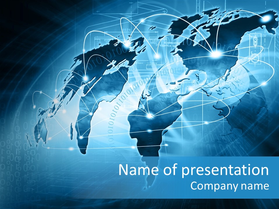 Digital Partners Abstract PowerPoint Template