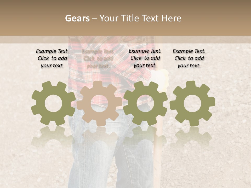 Industry Laborer Euro PowerPoint Template