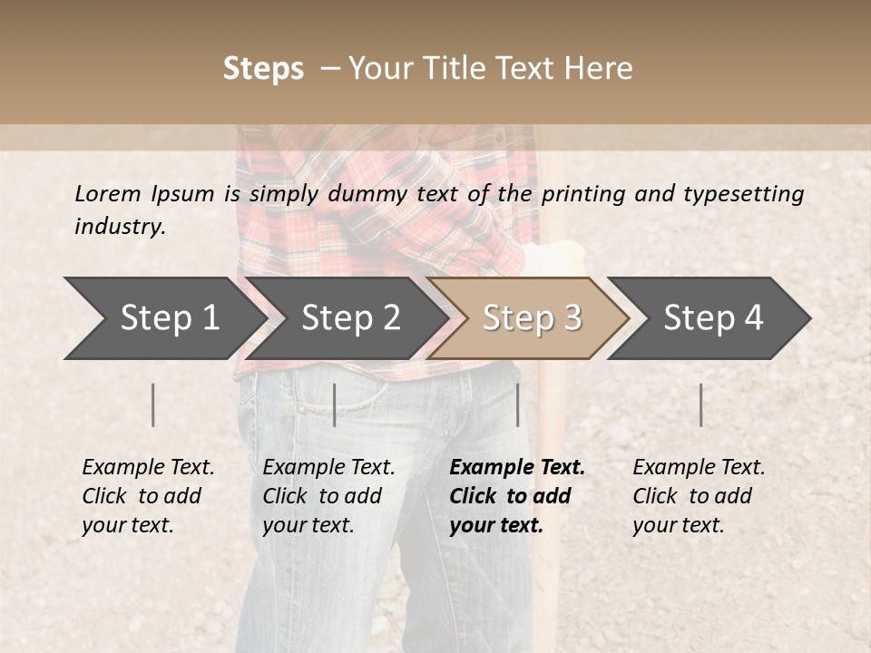 Industry Laborer Euro PowerPoint Template