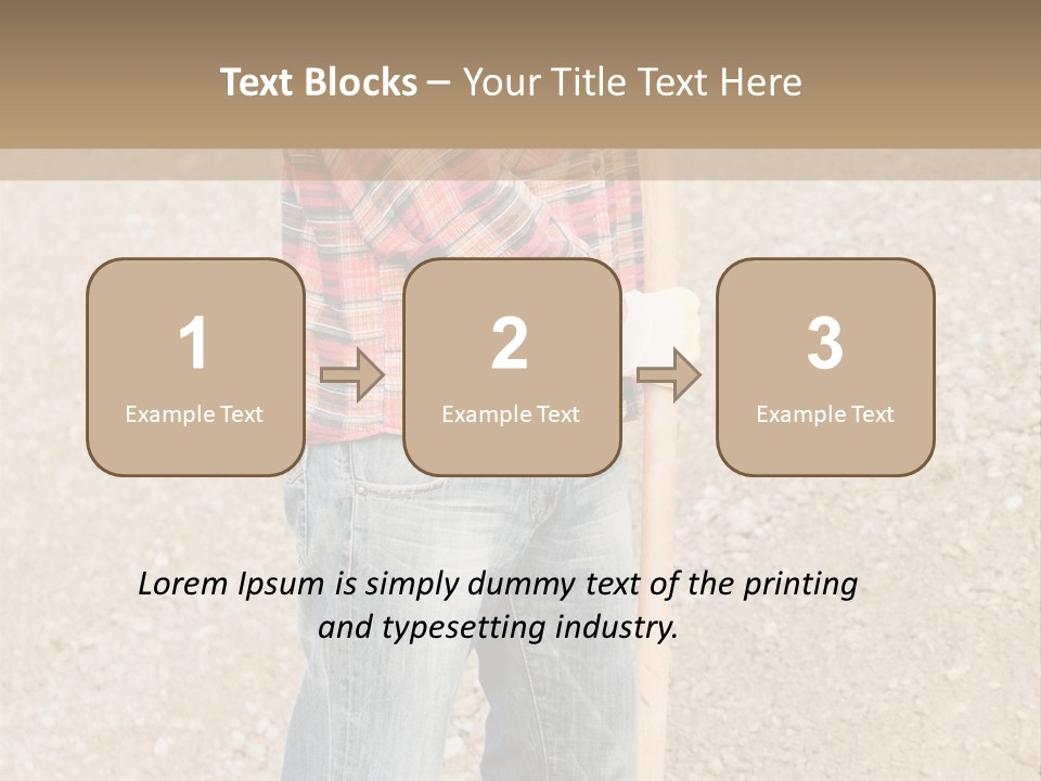 Industry Laborer Euro PowerPoint Template