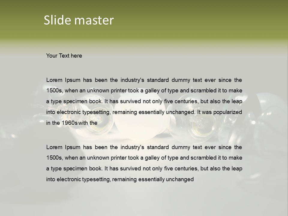 Innovation Business Glowing PowerPoint Template