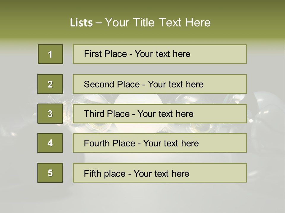 Innovation Business Glowing PowerPoint Template
