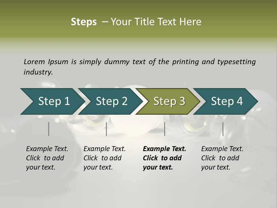 Innovation Business Glowing PowerPoint Template