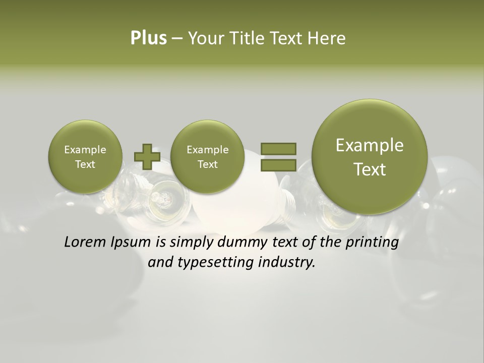Innovation Business Glowing PowerPoint Template