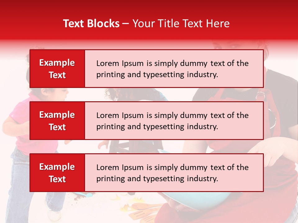 A Woman And A Child Are Cooking Together PowerPoint Template