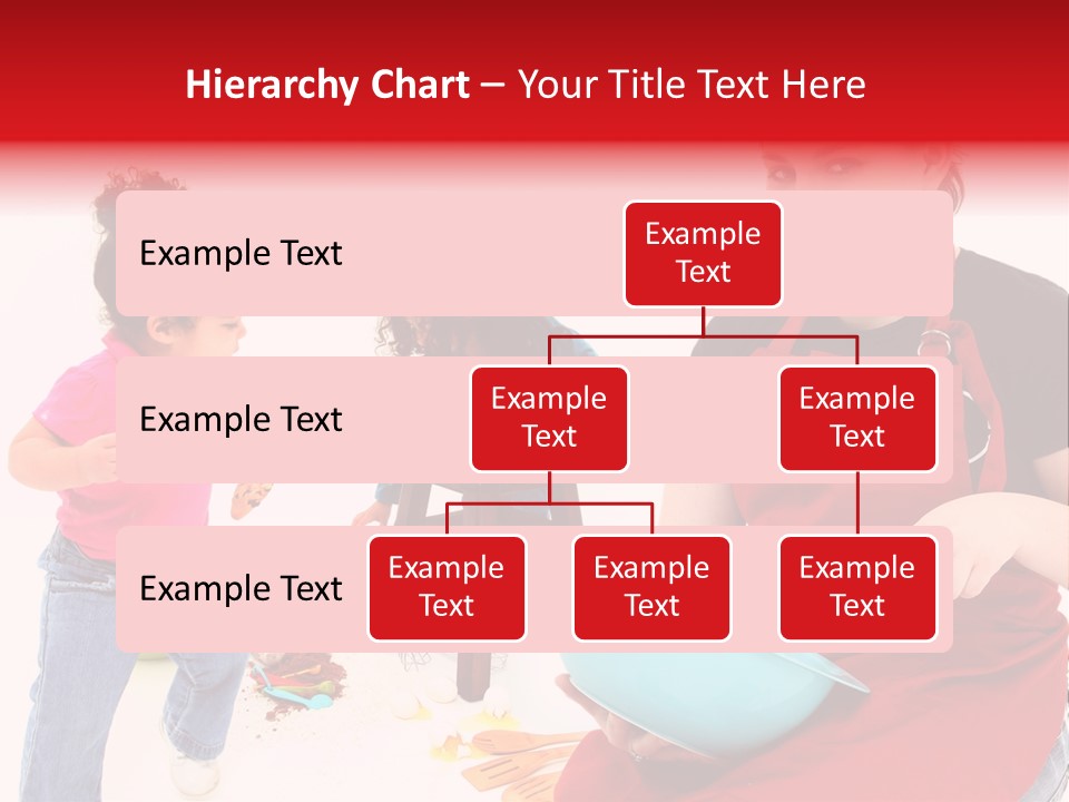 A Woman And A Child Are Cooking Together PowerPoint Template