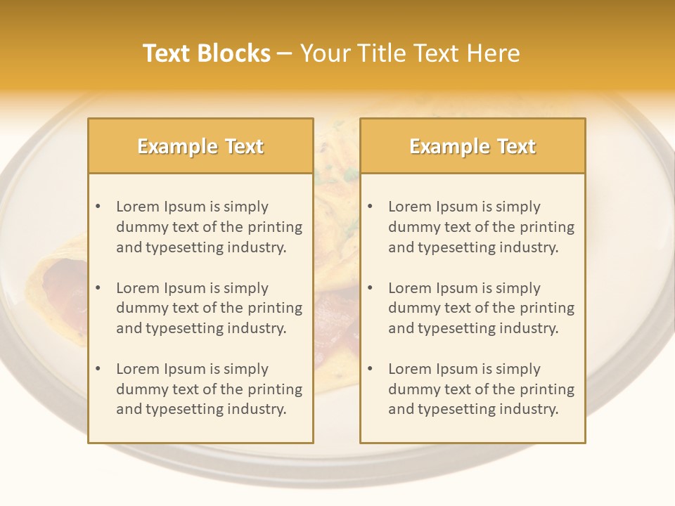 Meal Herb Cooked PowerPoint Template