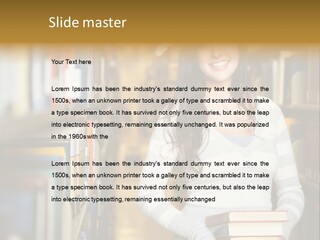 Education One Library PowerPoint Template