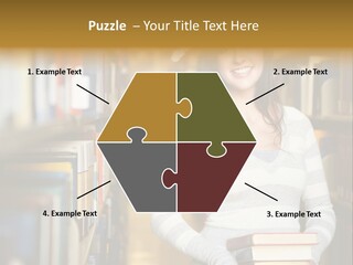 Education One Library PowerPoint Template