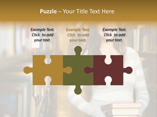 Education One Library PowerPoint Template