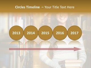 Education One Library PowerPoint Template