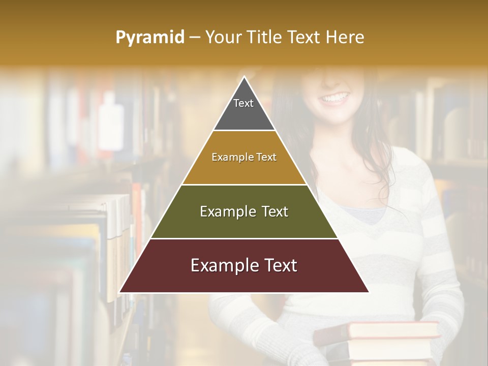 Education One Library PowerPoint Template