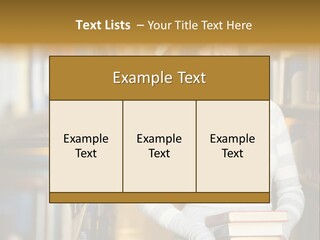 Education One Library PowerPoint Template