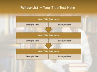 Education One Library PowerPoint Template