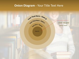 Education One Library PowerPoint Template