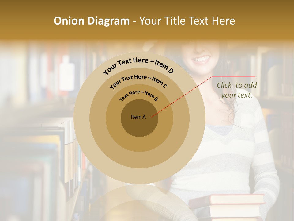 Education One Library PowerPoint Template