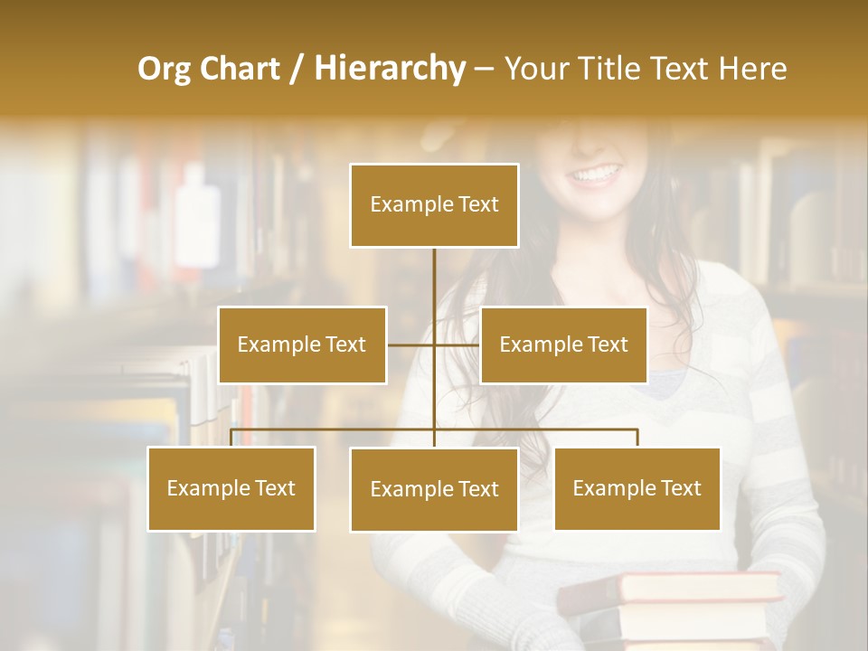 Education One Library PowerPoint Template