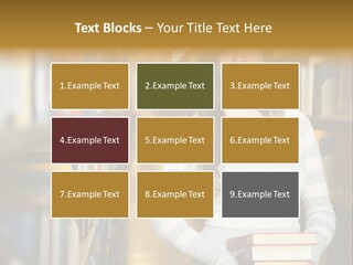 Education One Library PowerPoint Template