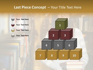 Education One Library PowerPoint Template