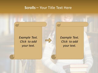 Education One Library PowerPoint Template