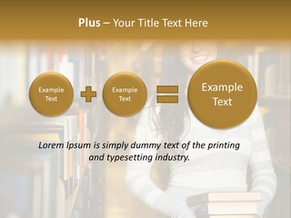 Education One Library PowerPoint Template