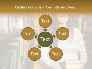 Education One Library PowerPoint Template